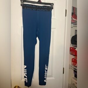 Nike Pro Blue Leggings